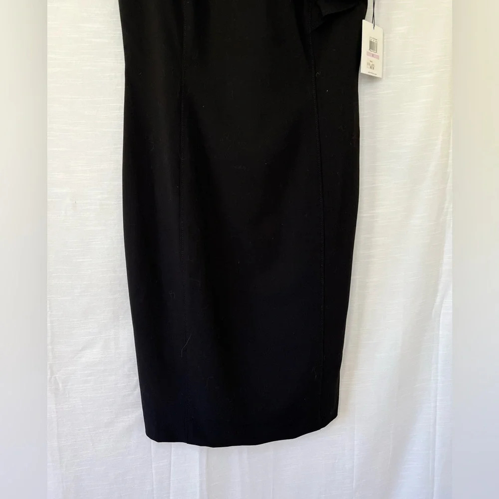 Calvin Klein Black Sheath Dress Size 6 - Picture 4 of 9